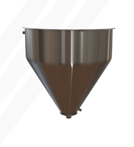 Double walled jacketed funnel, stainless steel