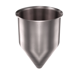 316 Stainless Steel Funnel 0.22 gallons, 3.91" ID x 6" OAH
