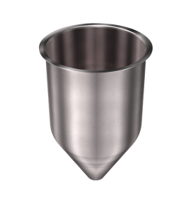 304 Stainless Steel Funnel 3.01 gallons, 8.85" ID x 15" OAH