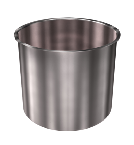 316 Stainless Steel Cup 8.21 Gallon 14" ID 12.40" OAH