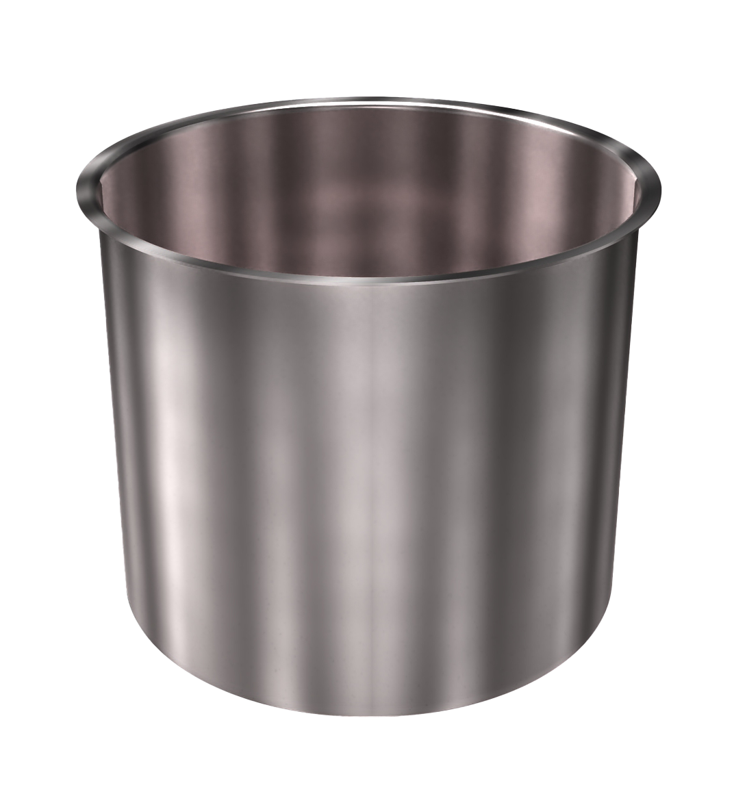 304 Stainless Steel Cup 8.21 Gallon 14" ID 12.40" OAH