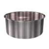 304 Stainless Steel Cup 4.03 Gallon 14" ID 6.40" OAH