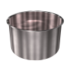 304 Stainless Steel Cup 8.27 Gallon 15.99" ID 9.90" OAH