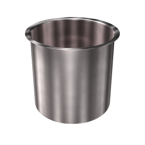 304 Stainless Steel Cup 0.89 Gallon 8.85" ID 9.13" OAH