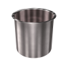 316 Stainless Steel Cup 0.89 Gallon 8.85" ID 9.13" OAH