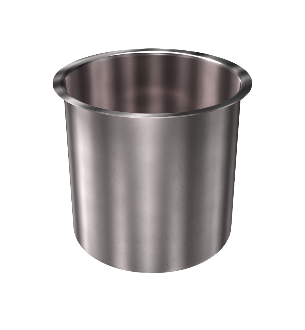 304 Stainless Steel Cup 0.89 Gallon 8.85" ID 9.13" OAH